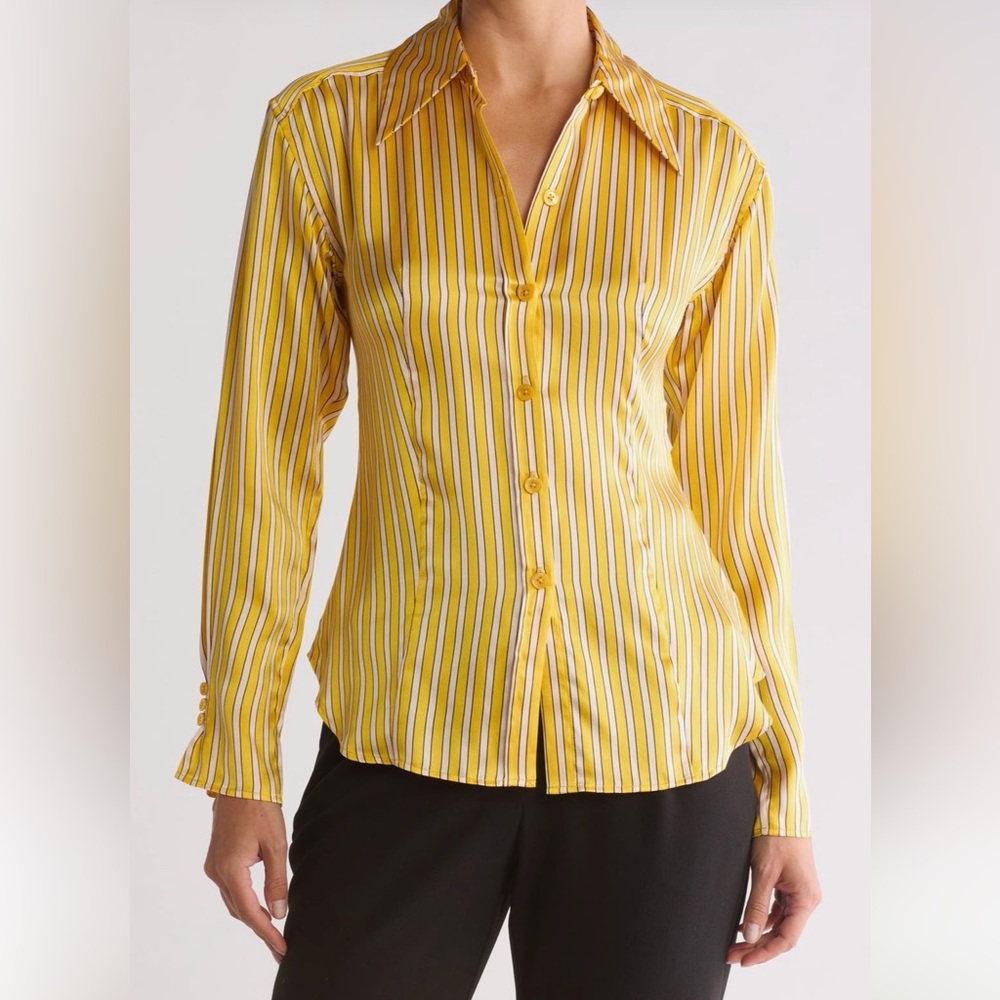 Equipment Femme Bailey Striped Silk Blouse